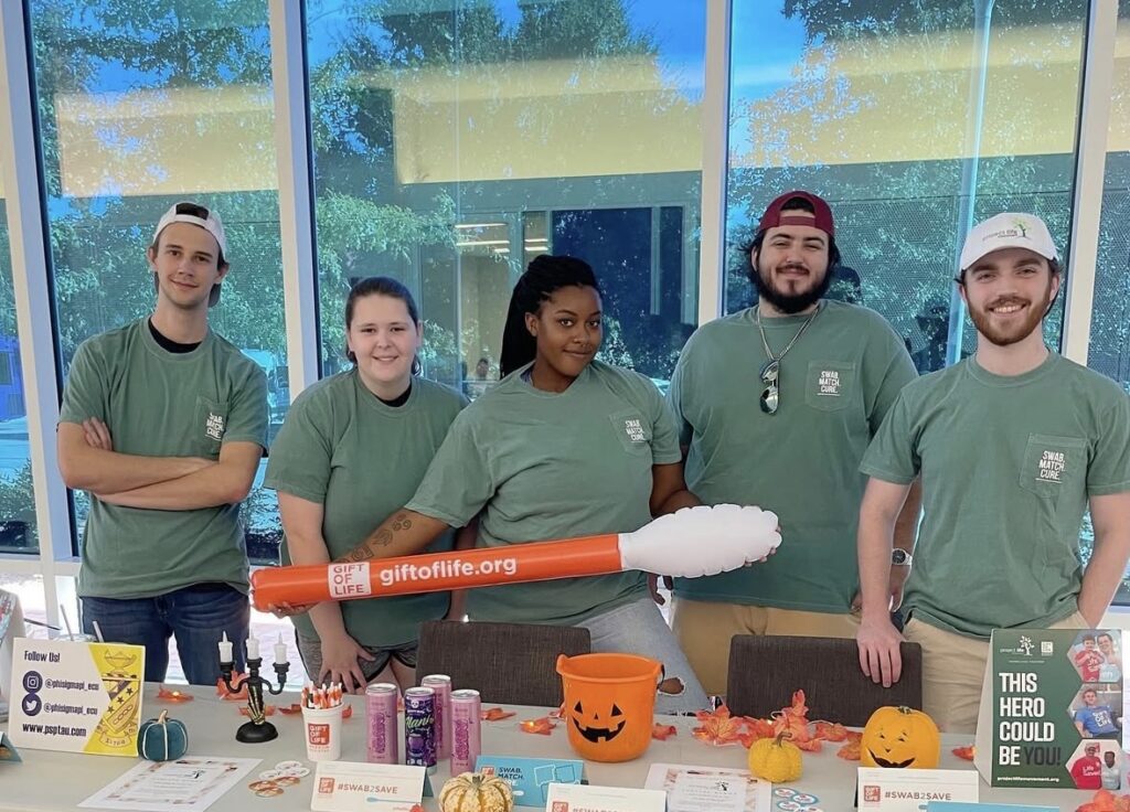 Chapter tables for Gift of Life.