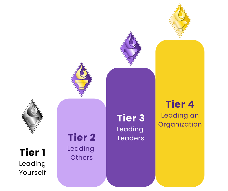 Graphic showing the 4 tiers of the ELP.