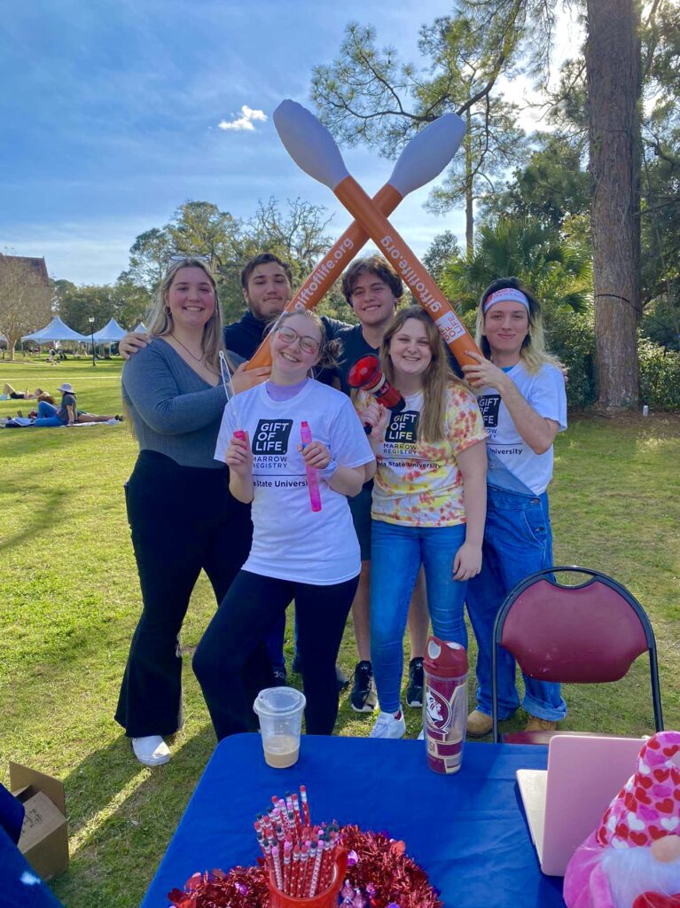 Members tabling for Gift of Life