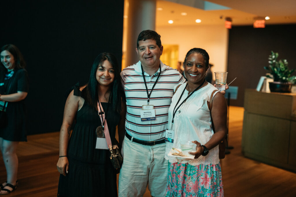 Phi Sigma Pi Member with her parents