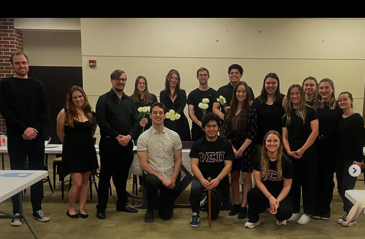 Members of the Alpha Zeta Chapter standing together