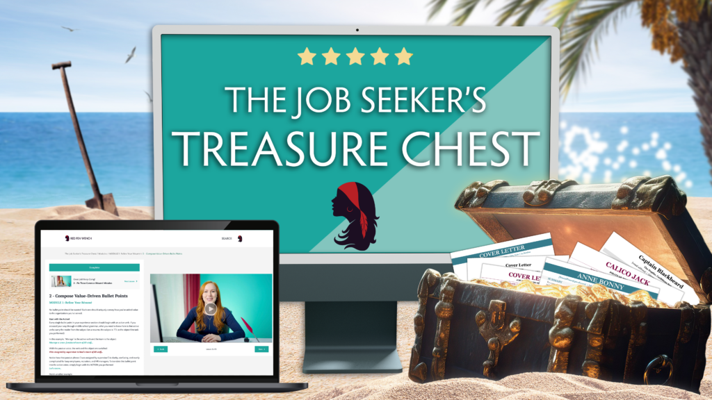 Job seeker's treasure chest