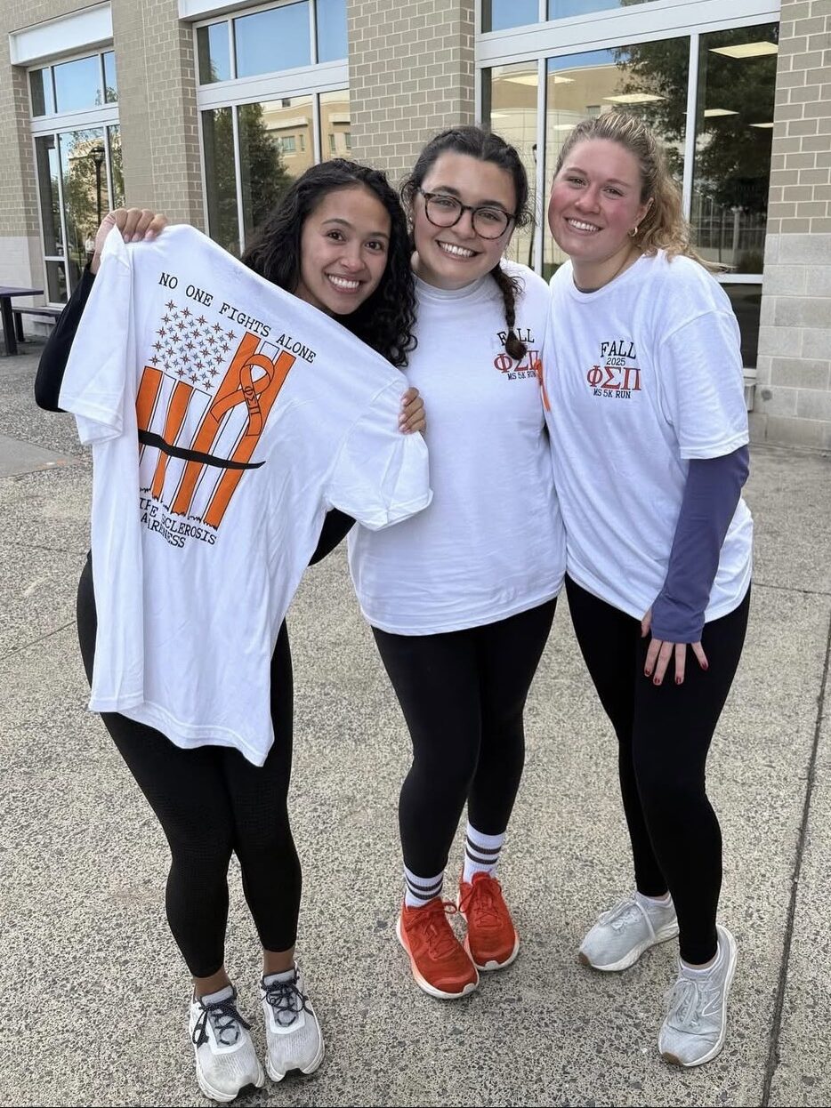 Beta Rho Members at the MS walk/run