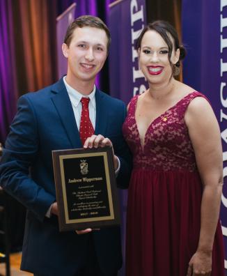 2018 Recipient: Andrew Wipperman (Tau Chapter '18) 2018 Recipient: Andrew Wipperman (Tau Chapter '18)